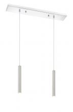 Z-Lite 917MP12-BN-LED-2LCH - 2 Light Linear Chandelier