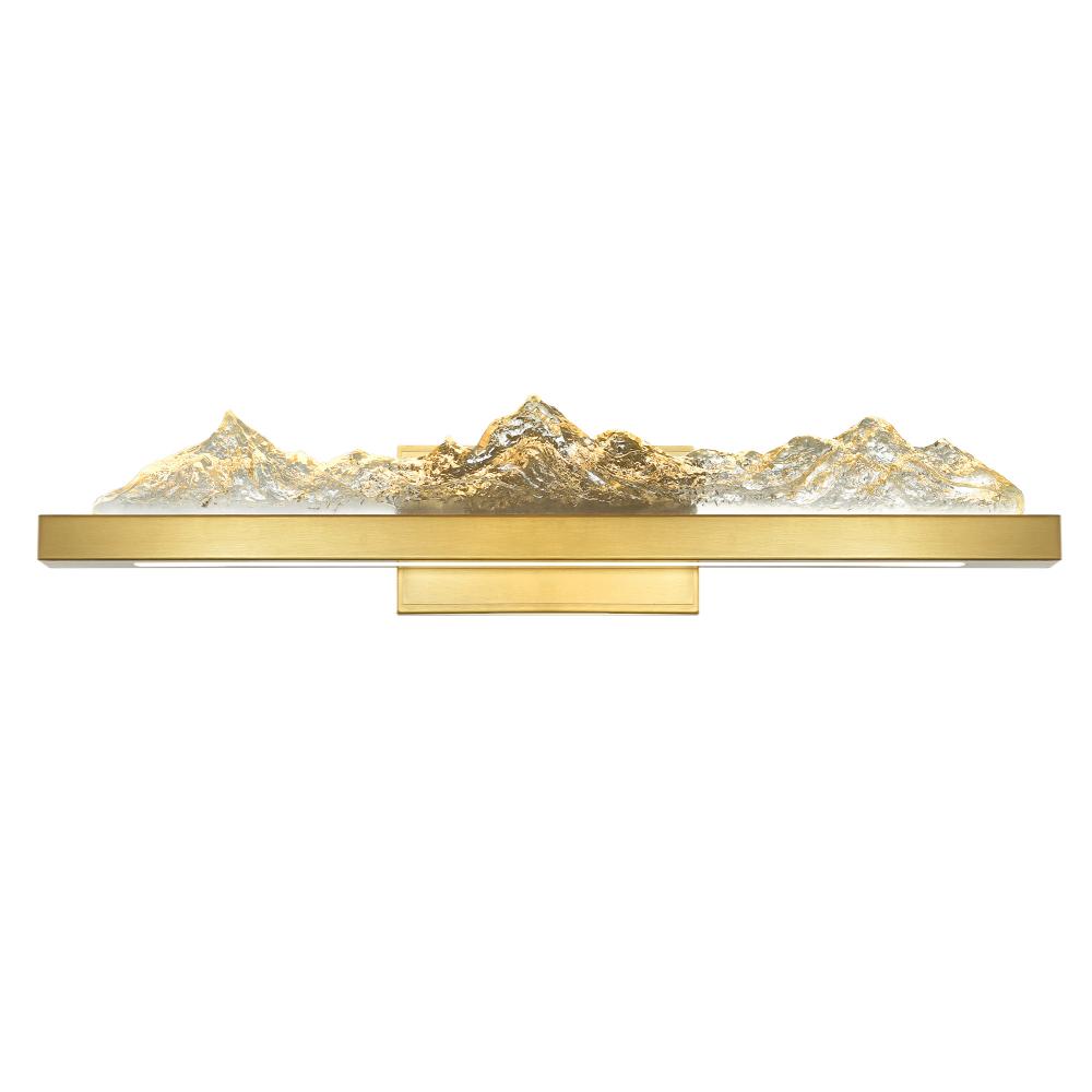 Himalayas Integrated LED Brass Vanity Light