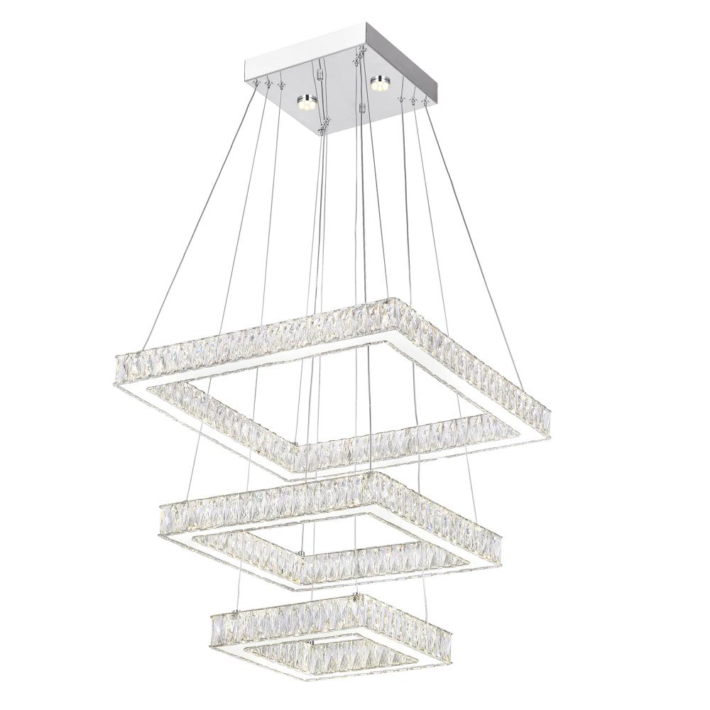 Florence LED Chandelier With Chrome Finish