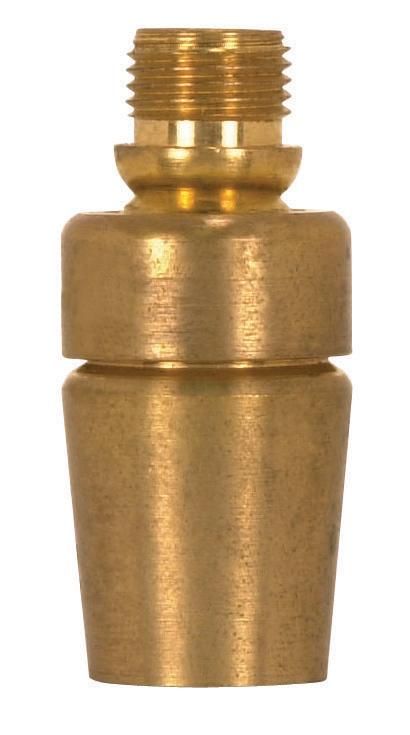 Solid Brass Modern Long Swivel; 1/8 M x 1/8 F; 1-1/2" Height; Unfinished