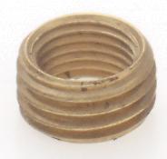 Brass Reducing Bushing; Unfinished; 1/4 M x 1/8 F