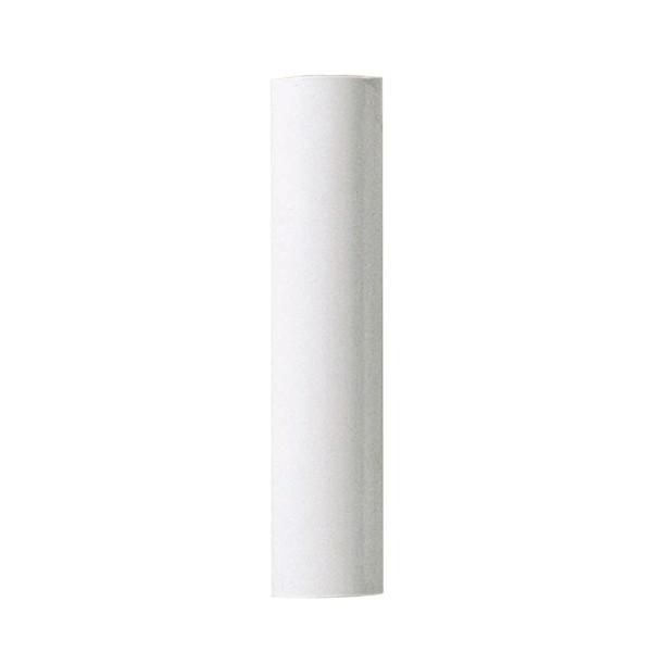 Plastic Candle Cover; White Plastic; 13/16" Inside Diameter; 7/8" Outside Diameter; 8"