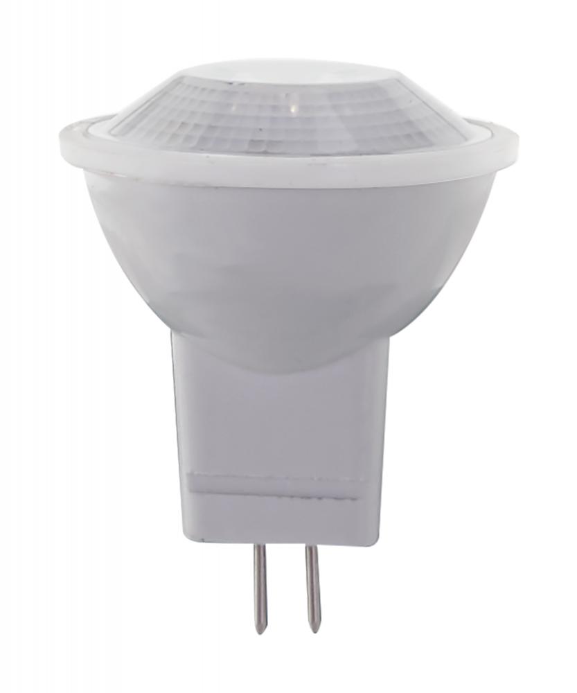 2 Watt MR11 LED; GU4 base; 3000K; 12 Volt; 36 deg. Beam Angle; 2-Card