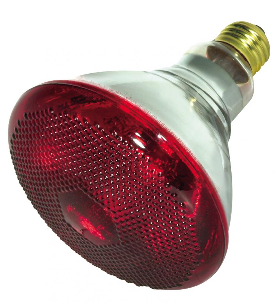 175 Watt BR38 Incandescent; Red Heat; 5000 Average rated hours; Medium base; 120 Volt