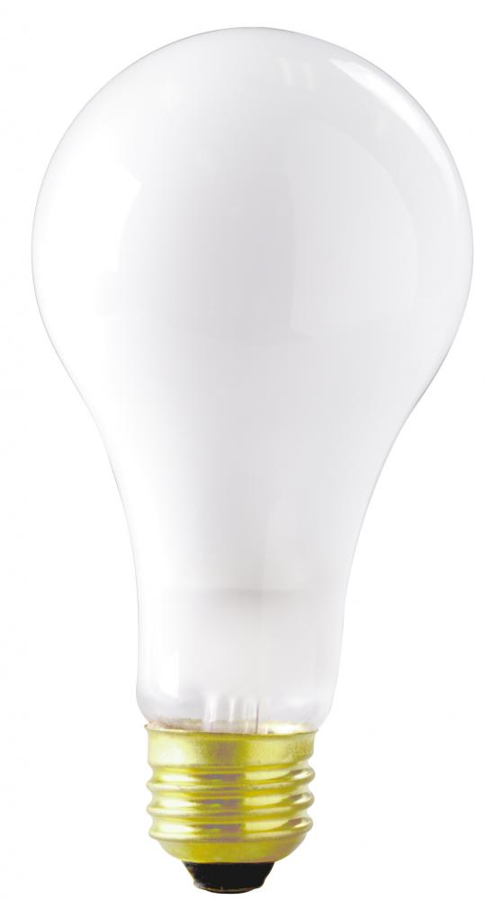 75 Watt A21 Incandescent; Frost; 1500 Average rated hours; 720 Lumens; Medium base; 34 Volt