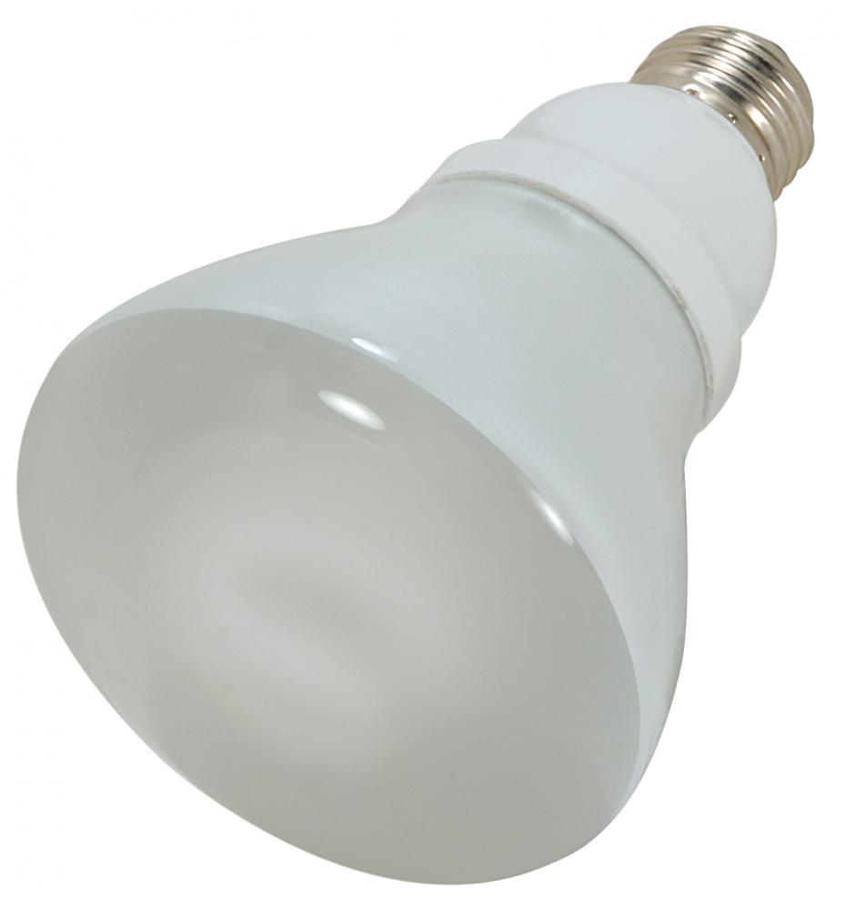 15 Watt; R30 Compact Fluorescent; 2700K; 82 CRI; Medium base; 120 Volt; Shatter Proof