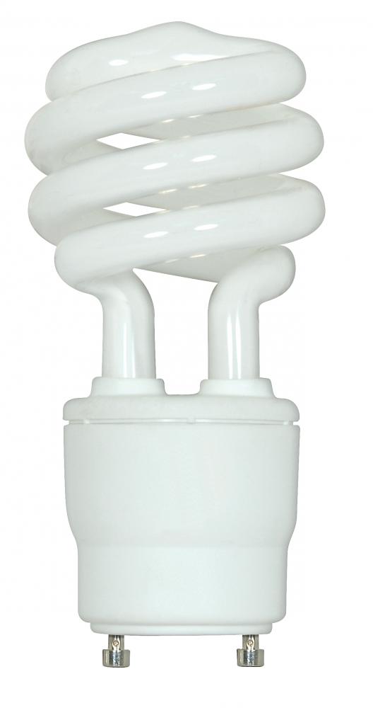 18 Watt; Mini Spiral Compact Fluorescent; 4100K; 82 CRI; GU24 base; 120 Volt