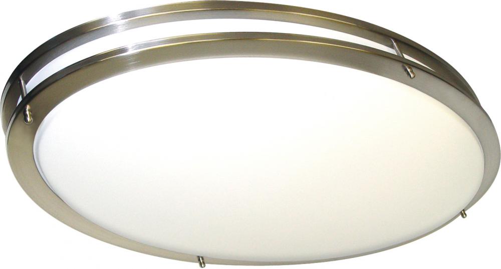 Glamour - 2 Light CFL - 32" Oval - Flush Mount - (2) 36W Fluorescent