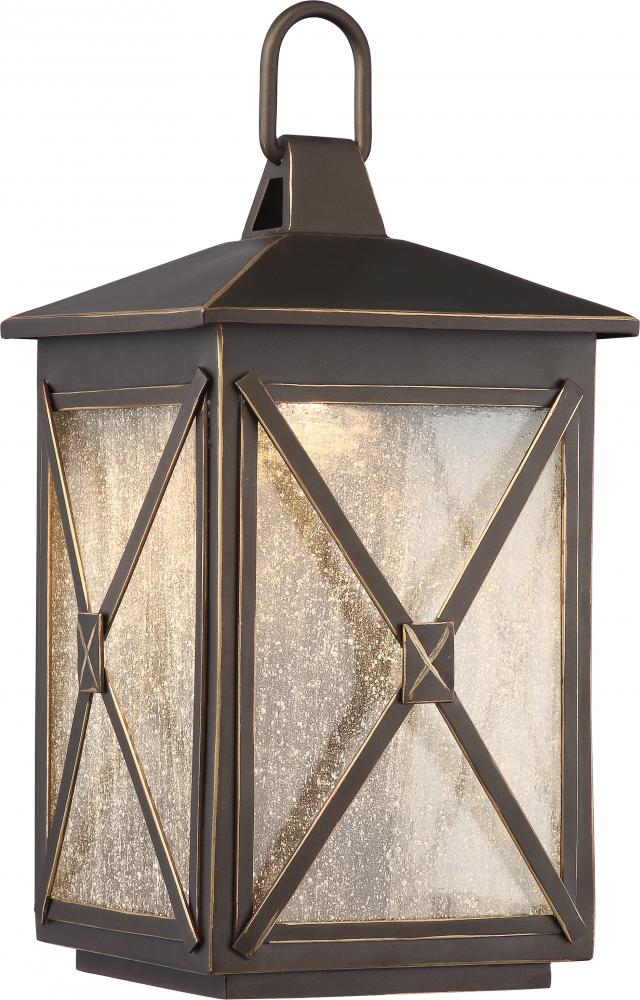 Roxton 6.5" Wall Lantern; Umber Bay Finish