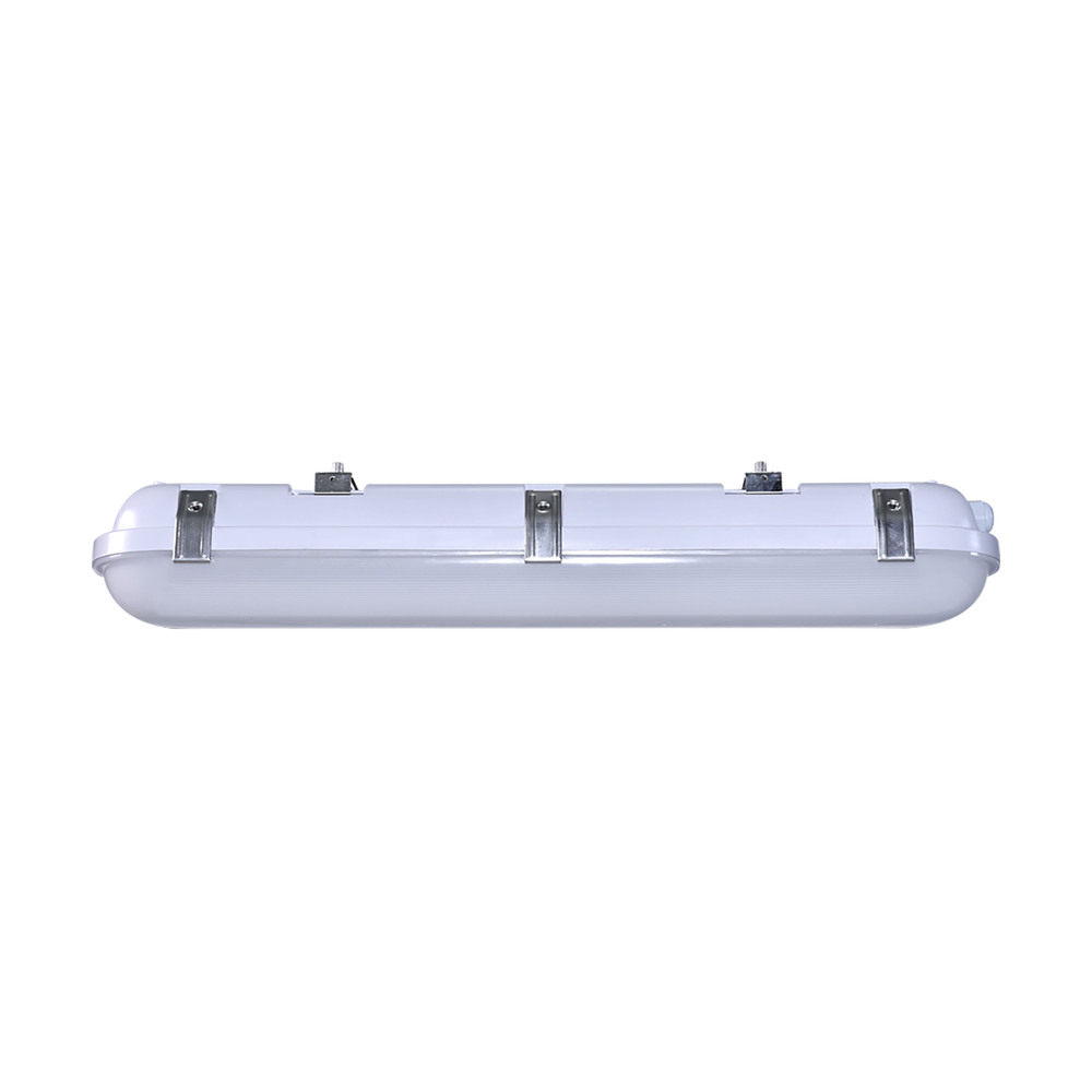 2 Foot; 20 Watt; Vapor Proof Linear Fixture with Integrated Microwave Sensor; CCT Selectable; IP65