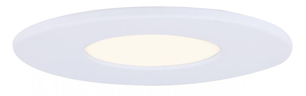 Led Disk 5" Integrated Light, White Finish