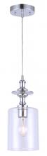 Canarm IPL276B01CH - York 1 Light Pendant, Chrome Finish