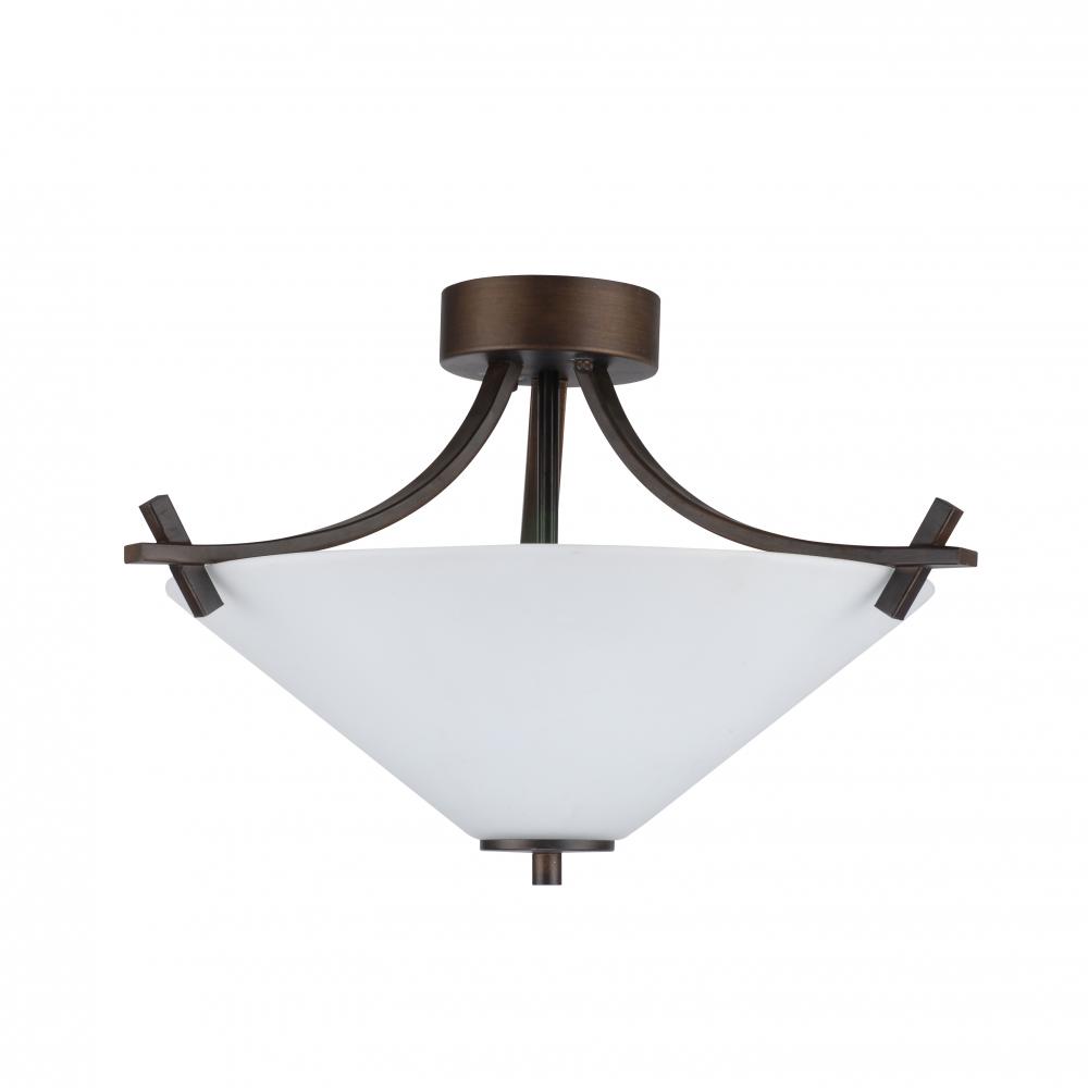 LED 2 Light Semi Flush