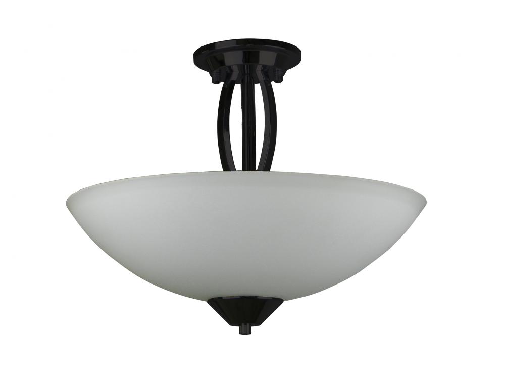 3 Light Semi Flush