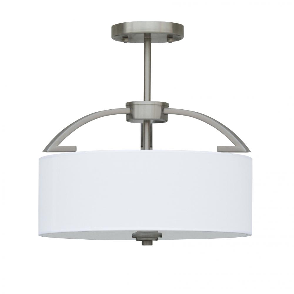 3 Light Semi Flush