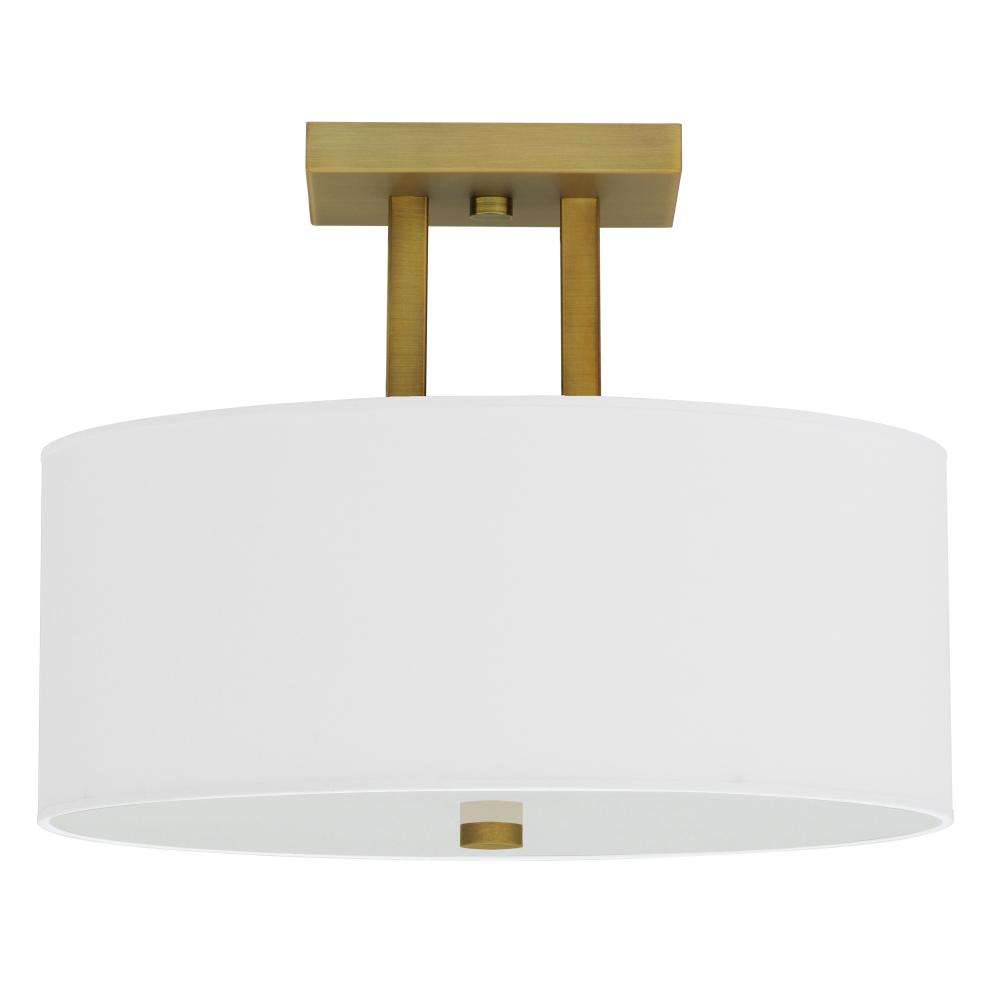 3 Light Semi Flush