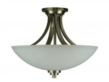 Whitfield SF532-16SS - 3 Light Semi Flush