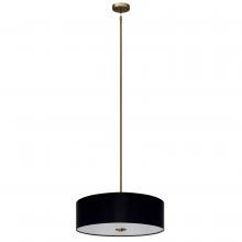 Whitfield SH2207-BSNG - 4 Light Chandelier Drum Shade