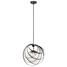 Kichler 44017OZ - Kerti™ 18" 1 Light Pendant Olde Bronze®