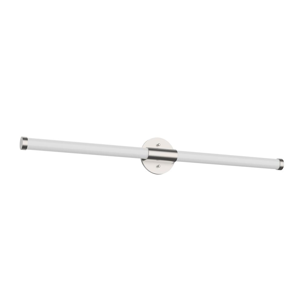 Akari 36-in Brushed Nickel LED Vanity