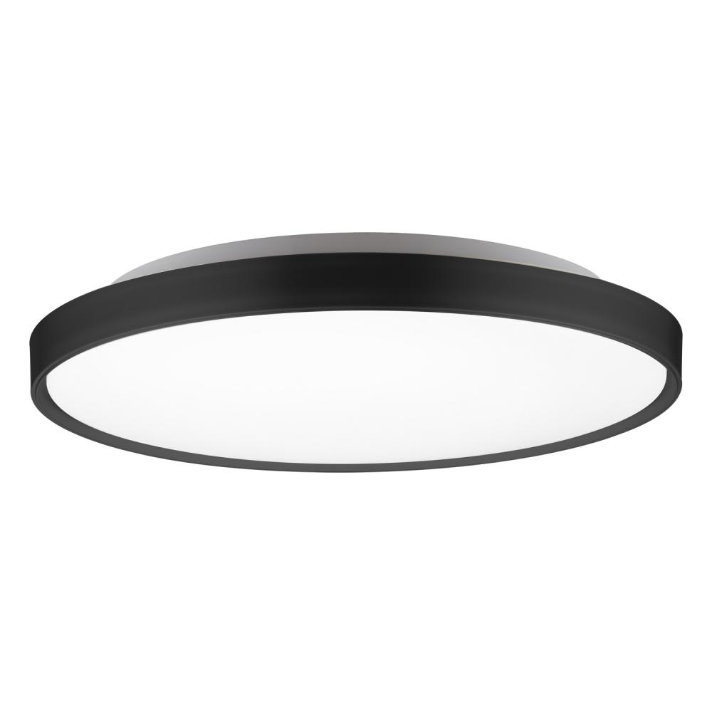 Brunswick 22-in Black LED Flush Mount