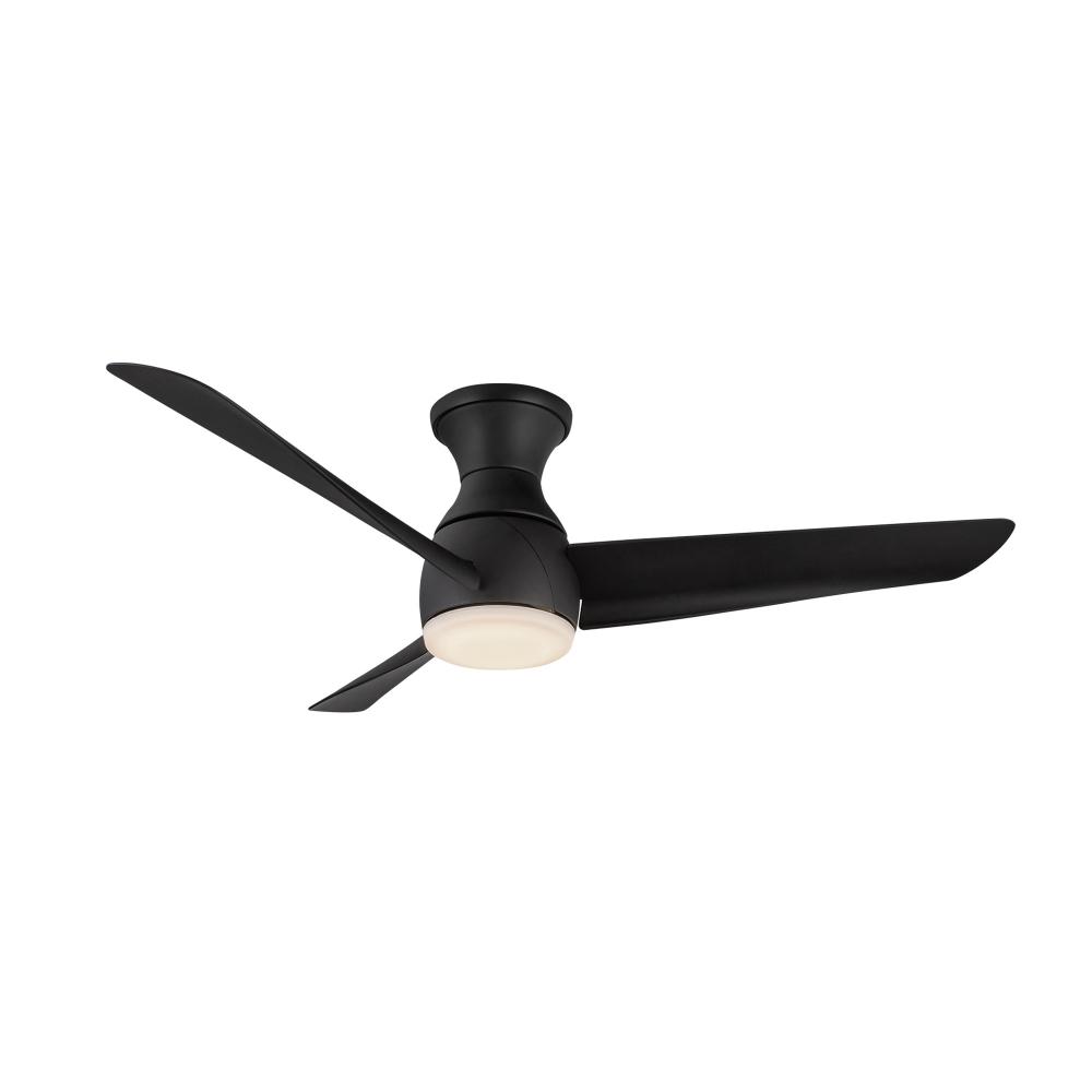 Thalia 54-in Matte Black LED Hugger Fan