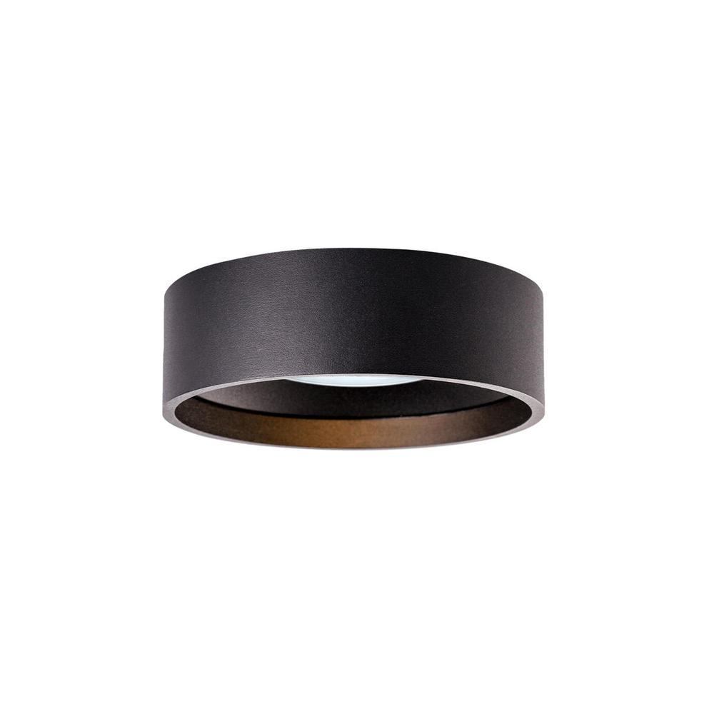 Trenton 5-in Black LED Exterior Ceiling