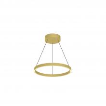 Kuzco Lighting Inc PD87118-BG - Cerchio 18-in Brushed Gold LED Pendant