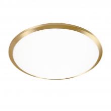 Kuzco Lighting Inc FM1515-BG - Malta 15-in Brushed Gold LED Flush Mount