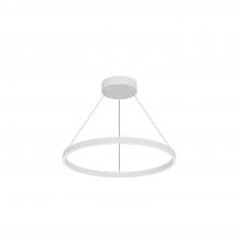 Kuzco Lighting Inc PD87724-WH-UNV-010 - Cerchio 24-in White LED Pendant