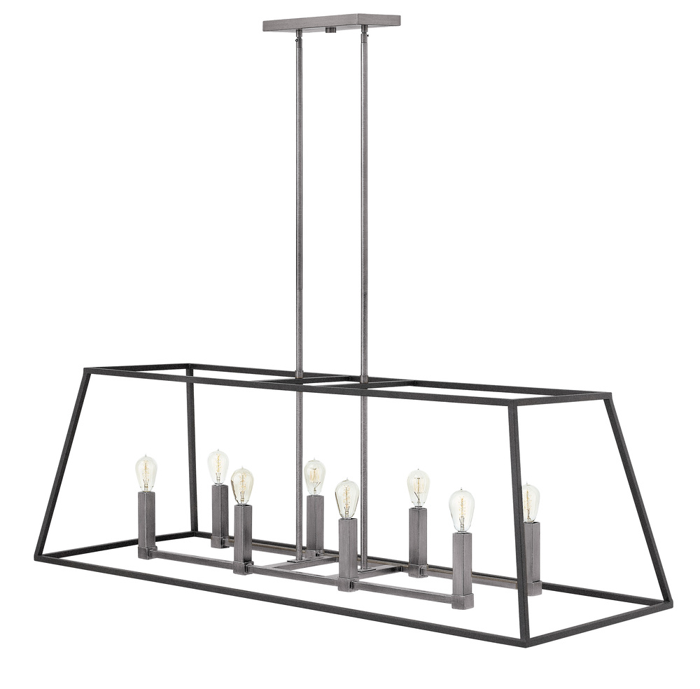 Medium Eight Light Open Frame Linear