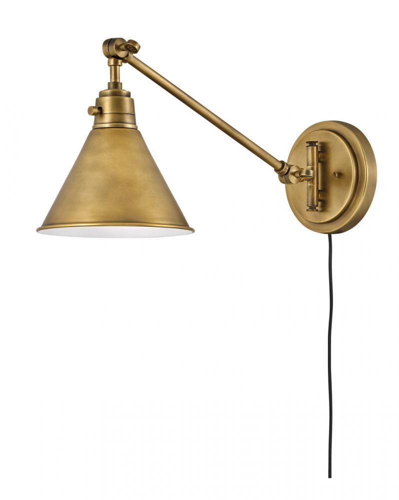 Medium Swing Arm Single Light Sconce