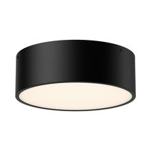 Alora Lighting FM556012MB - Brisbane 12-in Matte Black 2 Lights Flush Mount