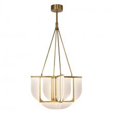 Alora Lighting CH336830VB-UNV - Anders 30-in Vintage Brass LED Chandeliers