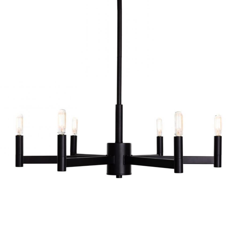 Teslin Chandeliers Black