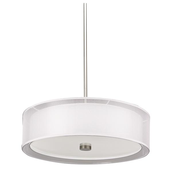 Avalon Pendants Brushed Chrome