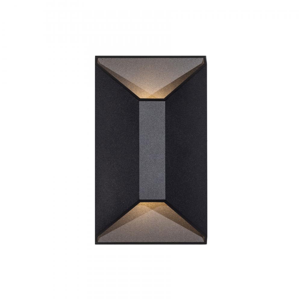 Badger - LED 12 Exterior Wall Light in Black