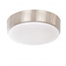 Russell Lighting FM7612/BCH - Aylin - LED 3CCT 14 Flush Mount in Brushed Chrome with Arylic Lens