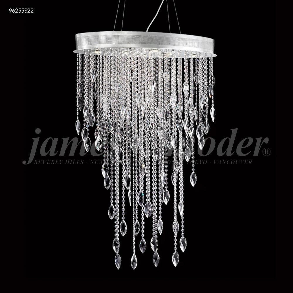 Oval Sculptured Leaf Chandelier