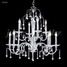 James R Moder 96169S22 - Medallion 12 Arm Chandelier