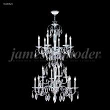 James R Moder 96280S22 - Sculptured Leaf 18 Arm Entry Chand.