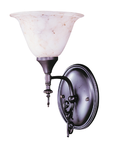 Single Light Sconce from the Black Forest Collection