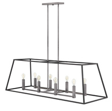  3338DZ - Medium Eight Light Open Frame Linear