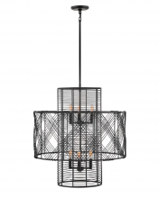 Hinkley 41065BLK - Medium Multi Tier Chandelier