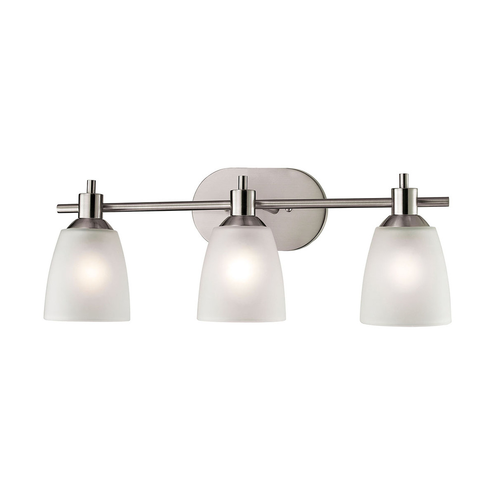 Thomas - Jackson 22'' Wide 3-Light Vanity Light - Brushed Nickel