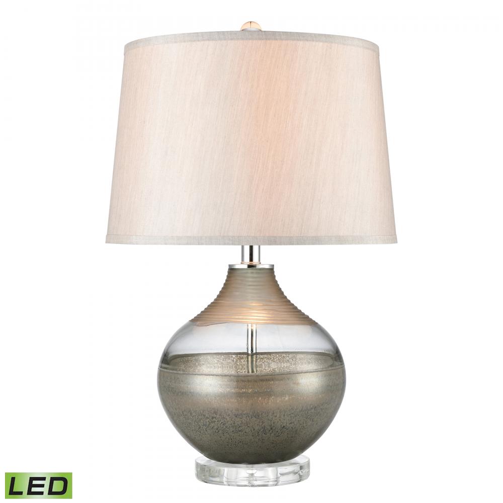 Vetranio 24'' High 1-Light Table Lamp - Taupe - Includes LED Bulb