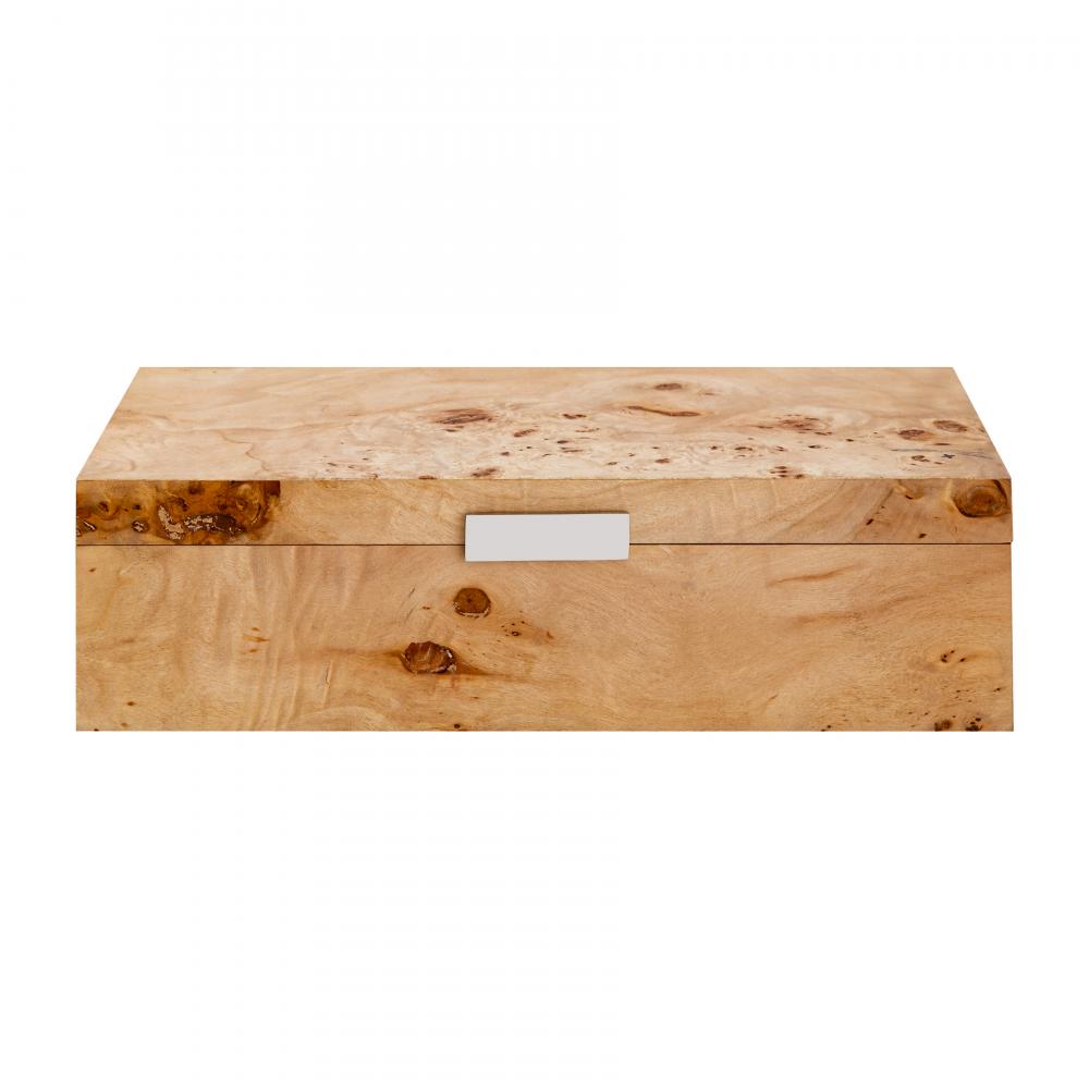 Caleb Box - Rectangular Bleached Burl