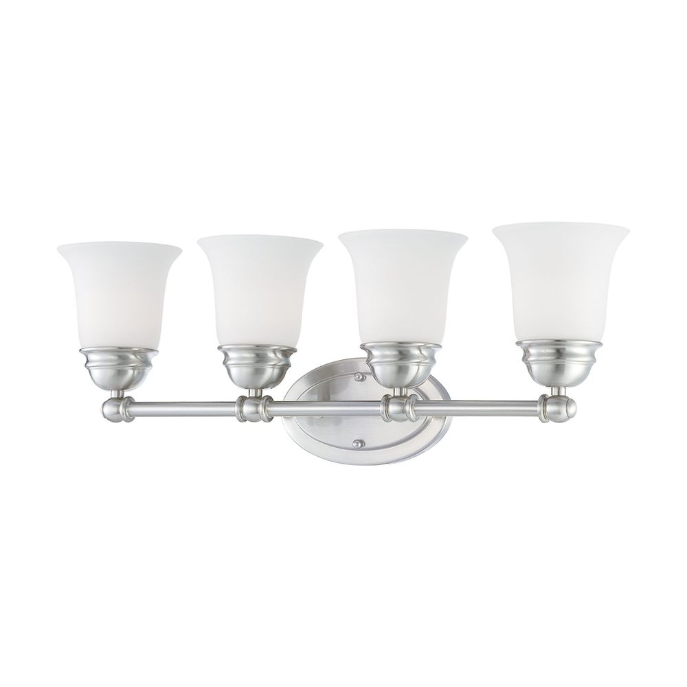 Thomas - Bella 24.5'' Wide 4-Light Vanity Light - Brushed Nickel