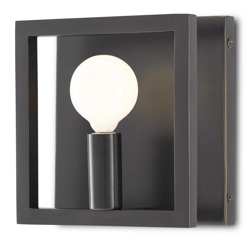 Quadrato Bronze Wall Sconce