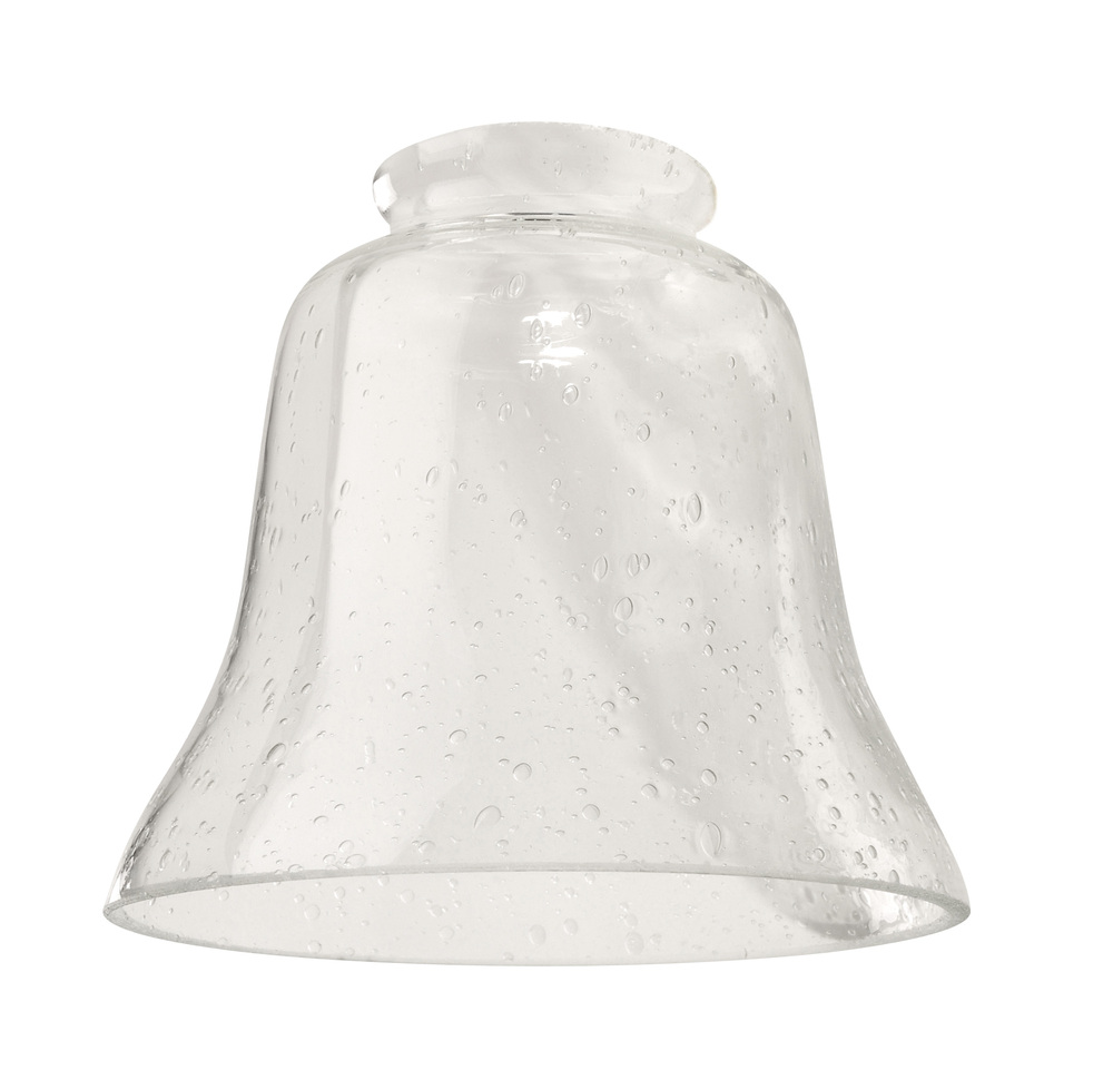 2 1/4" Glass- Clear /Seeded, Bell